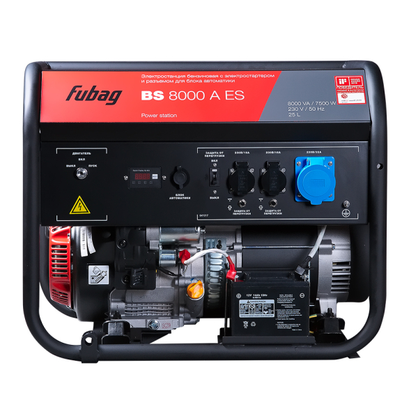 Бензиновый генератор Fubag BS 8000 A ES резервный фото