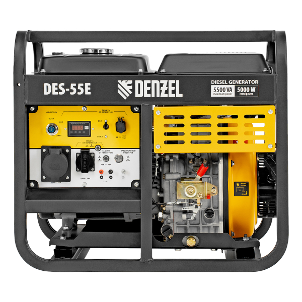 Дизельный генератор DENZEL DES-55E 94414 для гаража фото