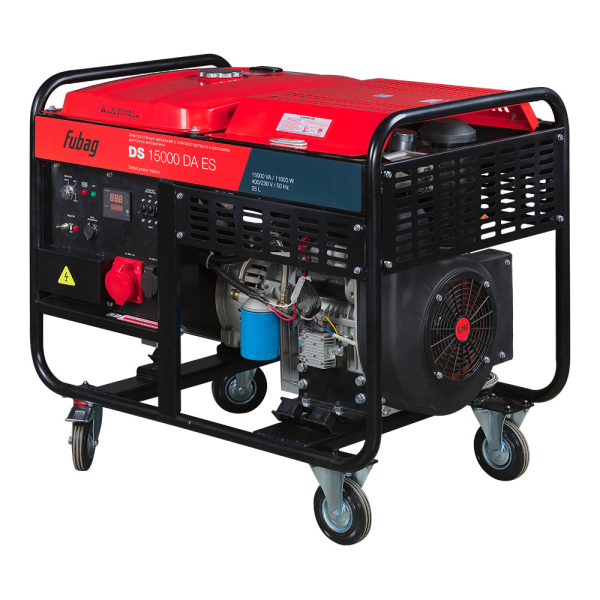 Дизельный генератор Fubag DS 15000 DA ES 646226 на колесах фото