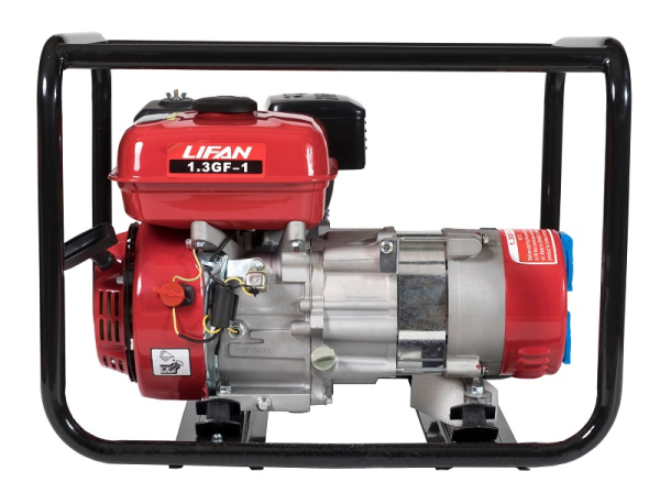 Бензиновый генератор Lifan 1.3 GF-1 передвижной фото