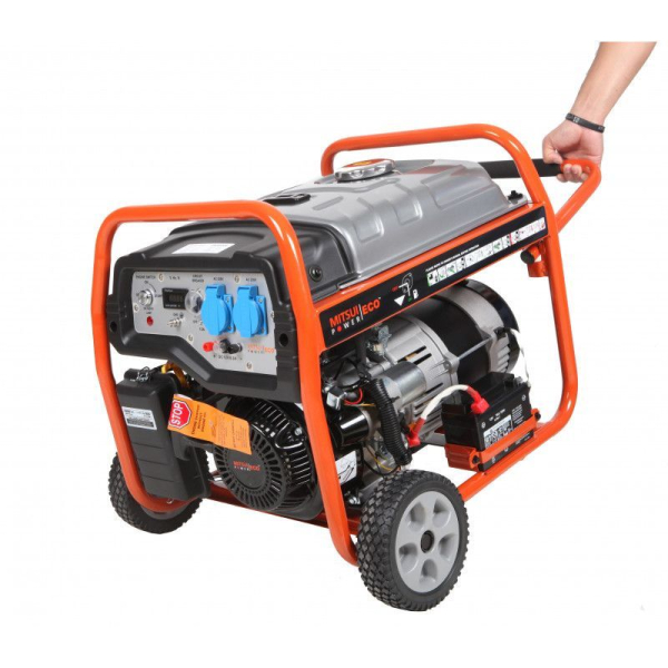 Бензиновый генератор Mitsui ZM 3800 E на колесах фото