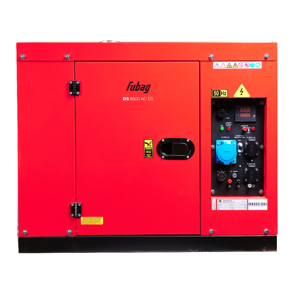 Дизельный генератор Fubag DS 6500 AC ES 646224 на колесах фото