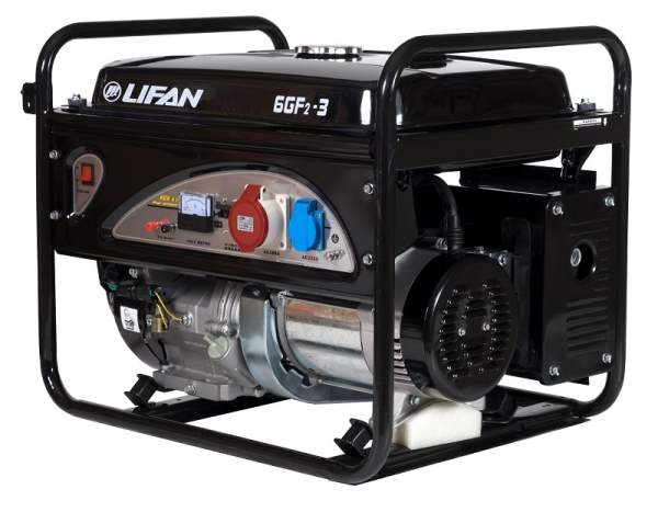 Бензиновый генератор Lifan 6 GF2-3 (LF7000-3) для гаража фото