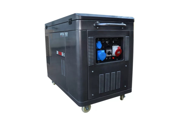 Бензиновый генератор Mitsui ZM 12500 SE-3 на колесах фото