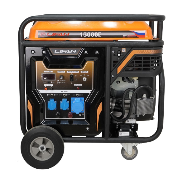 Бензиновый генератор Lifan 12 GF-4 (LF15000E) для гаража фото