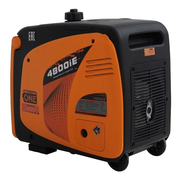 Бензиновый инверторный генератор Lifan 4800IE на колесах фото