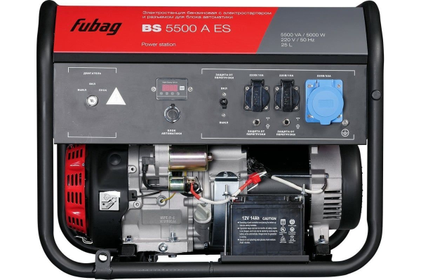 Бензиновый генератор Fubag BS 5500 A ES для газового котла Бензиновый генератор Fubag BS 5500 A ES для газового котла фото