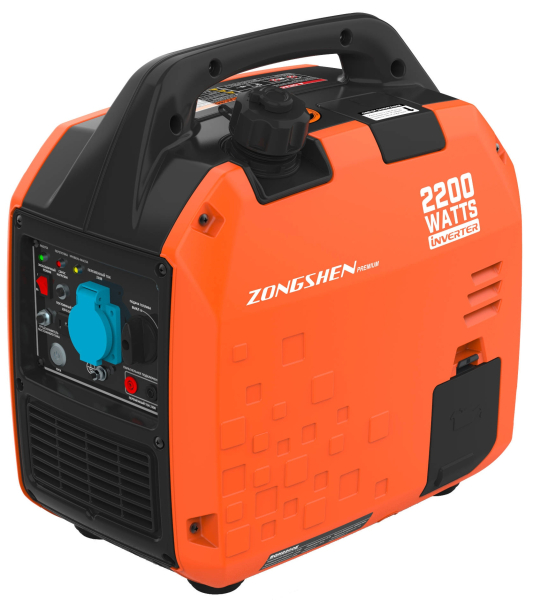 Бензиновый инверторный генератор Zongshen BQH 2200 E для гаража фото