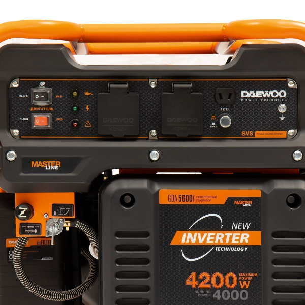 Бензиновый инверторный генератор DAEWOO GDA 5600i Бензиновый инверторный генератор DAEWOO GDA 5600i фото