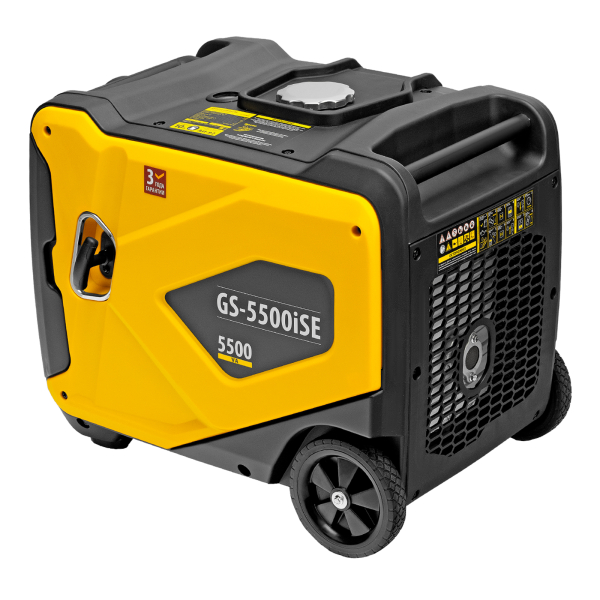 Бензиновый инверторный генератор DENZEL GS-5500iSE для гаража фото