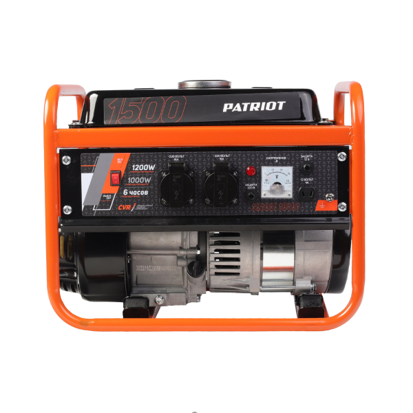 Бензиновый генератор PATRIOT SRGE 1500 на колесах фото