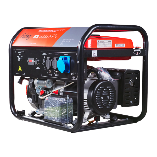 Бензиновый генератор Fubag BS 5500 A ES асинхронный фото
