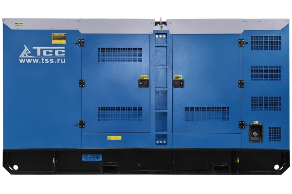 Дизельный генератор ТСС ЭД-200-Т400 в шумозащитном кожухе на прицепе 025269 4-х тактный фото