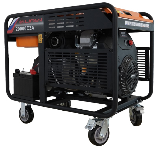 Бензиновый генератор Lifan 20000E3A переносной фото