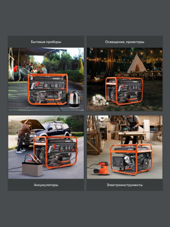 Бензиновый генератор PATRIOT GRS 6500 E фото