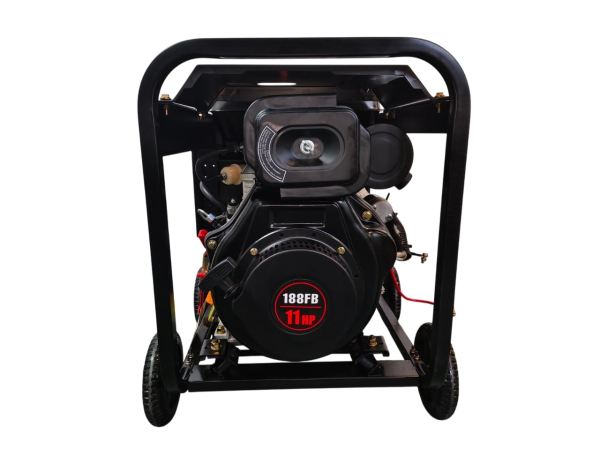 Дизельный генератор Zammer S7500DE - 5кВт S7500DE на колесах фото