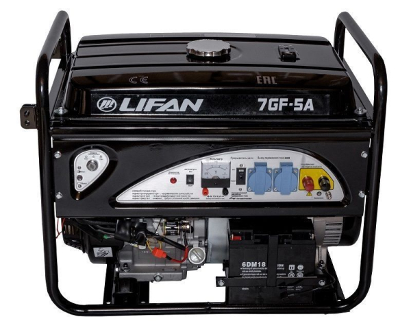 Бензиновый генератор Lifan 7 GF-5A (LF7500AE) Бензиновый генератор Lifan 7 GF-5A (LF7500AE) фото