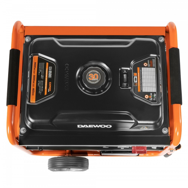 Бензиновый генератор DAEWOO GDA 9500E на колесах фото