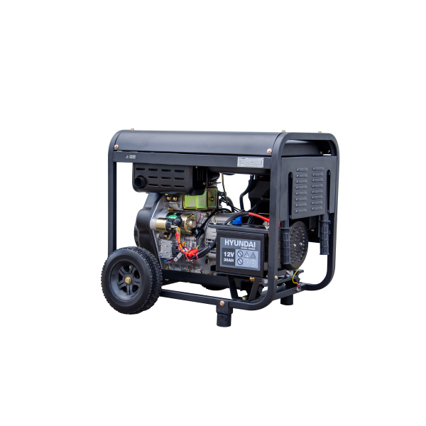 Дизельный генератор Hyundai DHY 8000LE  передвижной фото