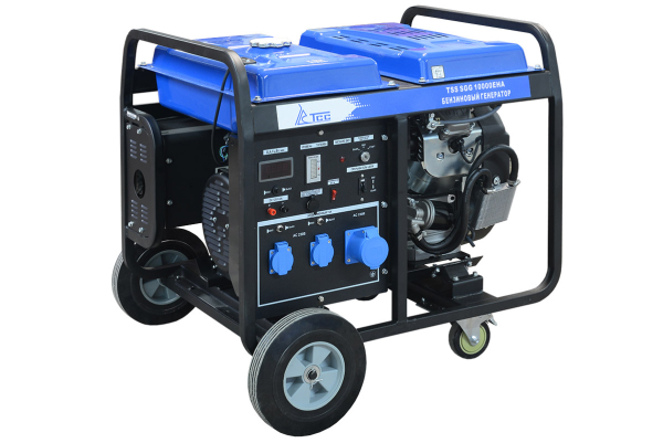 Бензиновый генератор ТСС SGG 10000EHA в кожухе МК-2.1 фото