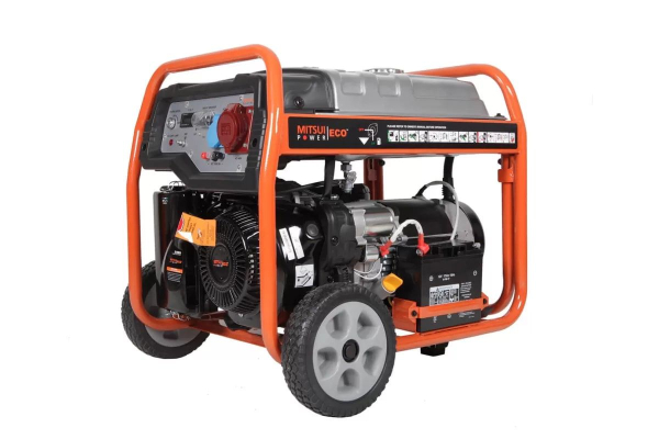 Бензиновый генератор Mitsui ZM 9500 E-3 на колесах фото