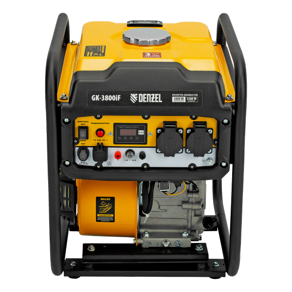 Бензиновый инверторный генератор DENZEL GK-3800iF для дачи фото