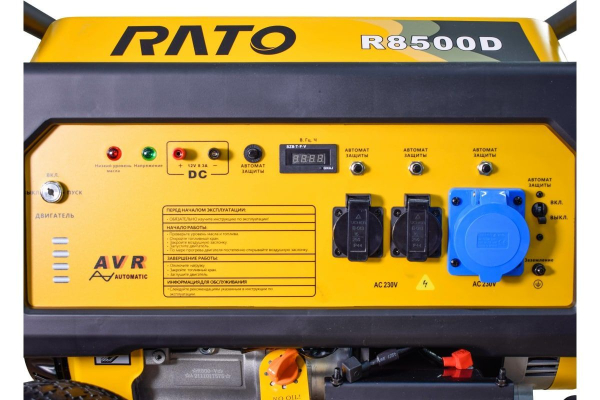 Бензиновый генератор RATO R8500D электростартер + колесный комплект Бензиновый генератор RATO R8500D электростартер + колесный комплект фото