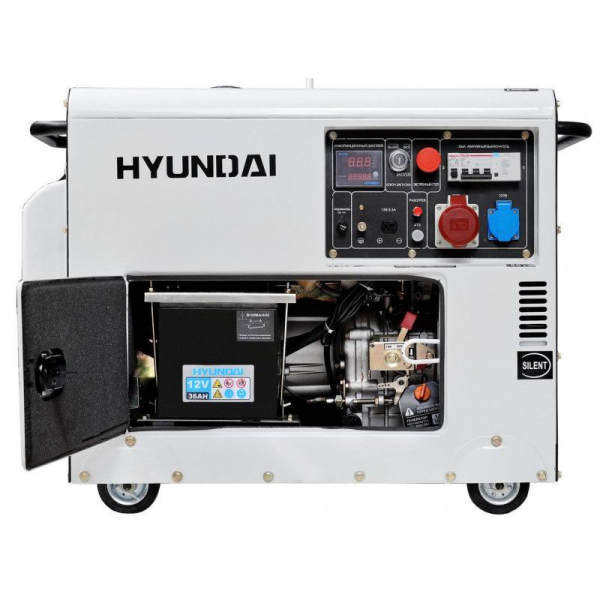Дизельный генератор Hyundai DHY 8000SE-3  синхронный Дизельный генератор Hyundai DHY 8000SE-3  синхронный фото
