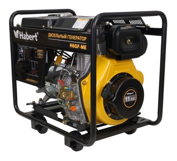 Дизельный генератор Habert H6GF-ME 57181 на колесах фото