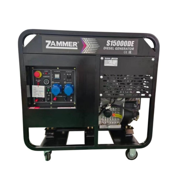 Дизельный генератор Zammer S15000DE S15000DE на колесах фото