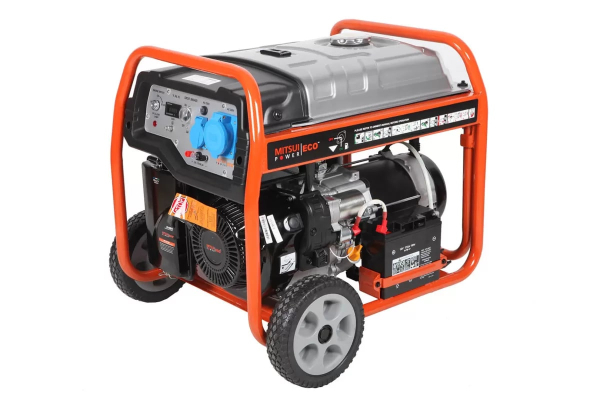 Бензиновый генератор Mitsui ZM 6500 E на колесах фото