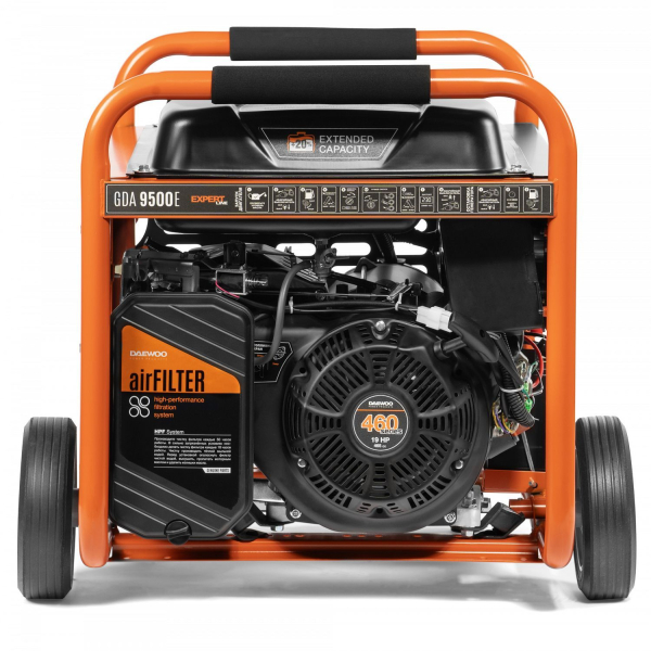 Бензиновый генератор DAEWOO GDA 9500E на колесах фото