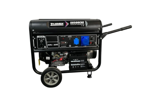 Бензиновый генератор Zammer S6500CXE- 5кВт фото