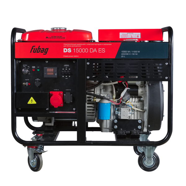 Дизельный генератор Fubag DS 15000 DA ES 646226 на колесах фото