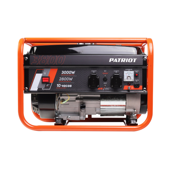Бензиновый генератор PATRIOT SRGE 3800 на колесах фото