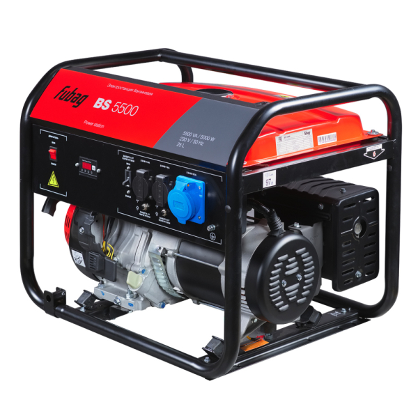 Бензиновый генератор Fubag BS 5500 646278 для гаража фото