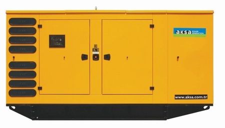Дизельный генератор Aksa APD400CE в кожухе с АВР фото