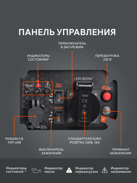 Бензиновый инверторный генератор PATRIOT iGX 1200 на колесах фото