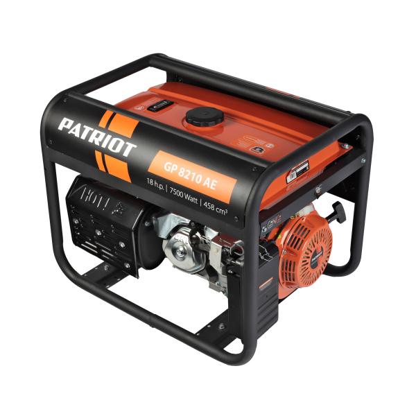 Бензиновый генератор PATRIOT GP 8210 AE передвижной фото