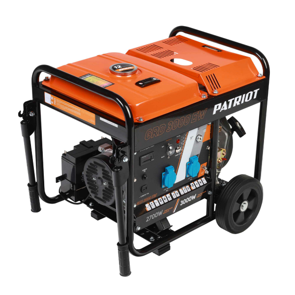 Дизельный генератор PATRIOT GRD 3000 EW 472702235 передвижной фото
