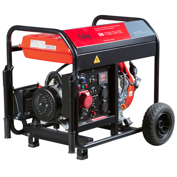 Дизельный генератор Fubag DS 7000 DA ES 641695 передвижной фото