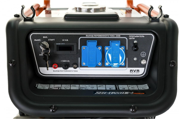 Бензиновый генератор Zongshen KB 5000 E на колесах фото