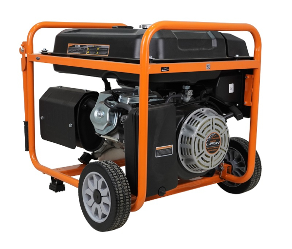 Бензиновый генератор Lifan 5 GF-3 (LF6500) на колесах фото