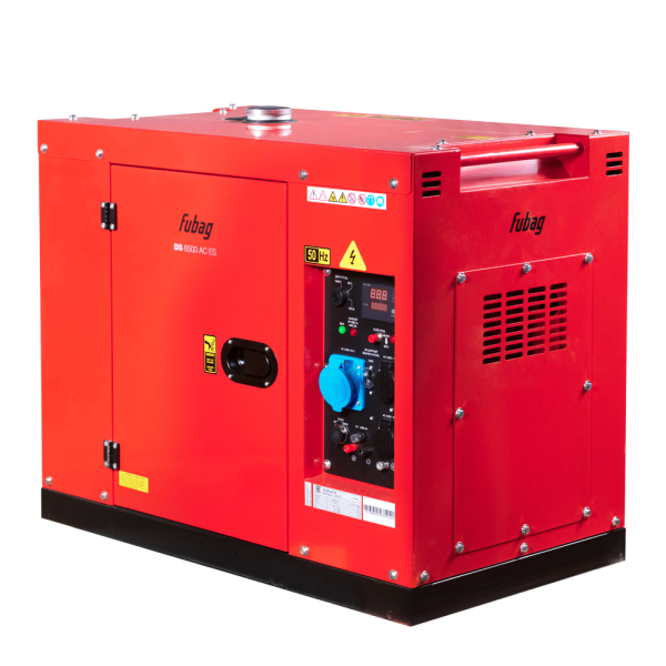 Дизельный генератор Fubag DS 6500 AC ES 646224 на колесах фото