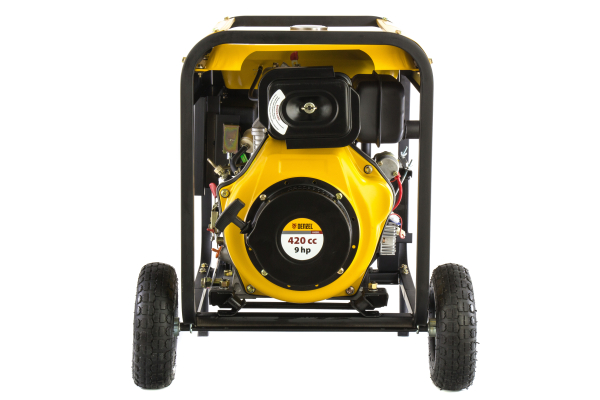 Дизельный генератор DENZEL DD6300Е 94657 передвижной фото