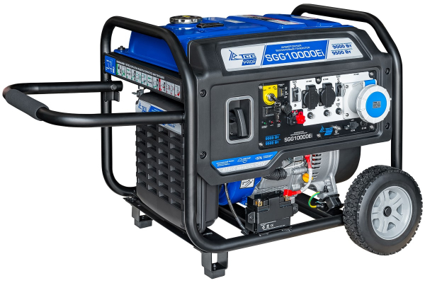 Бензиновый инверторный генератор ТСС SGG 10000Ei для гаража фото