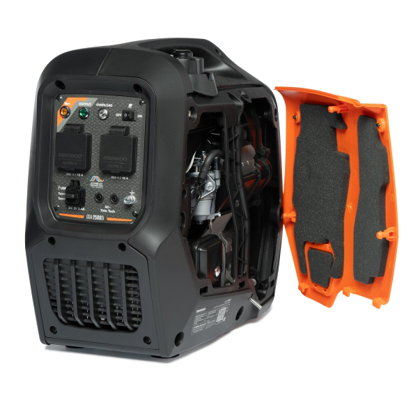 Бензиновый инверторный генератор DAEWOO GDA 2500Si на колесах фото