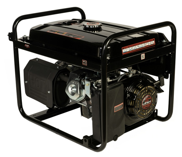Бензиновый генератор Lifan 7 GF2-3 (7500-3) на колесах фото