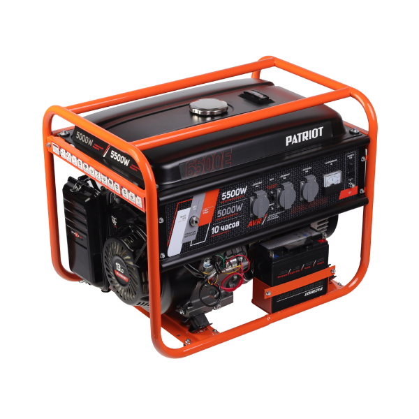 Бензиновый генератор PATRIOT SRGE 6500 E на колесах фото