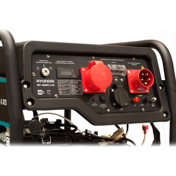 Бензиновый генератор Hyundai HHY 10000FE-3 ATS с автозапуском для гаража фото